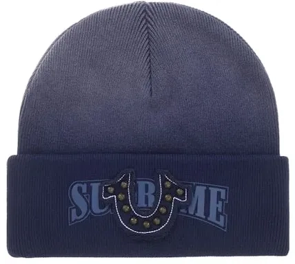 supreme-true-religion-beanie-fw25-navy-front.webp
