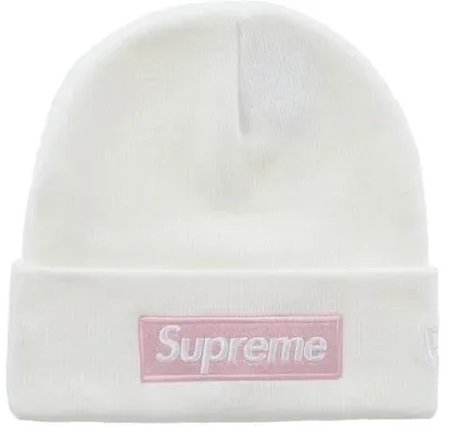 supreme-new-era-box-logo-beanie-fw25-white-pink-front.webp
