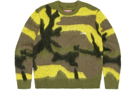 Corteiz Mohair Knit Vest Gutta Camo