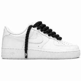 Nike Air Force 1 Low  White Black Laces