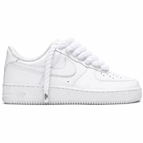 Nike Air Force 1 Low  White White Laces