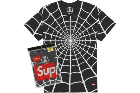 Supreme Hanes Spider-Man Tagless Tees Black (2 Pack)