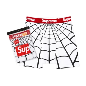 Supreme Hanes Spider-Man Boxer Briefs White (2 Pack)