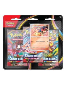 Pokémon TCG Mega Evolution Chaos Rising 3pack + Charmeleon