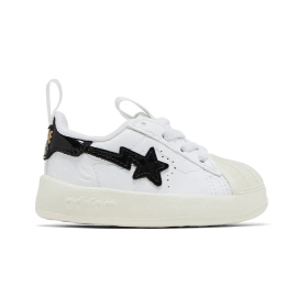 adidas Superstar Vintage Bape White Black Kids
