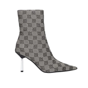 MISBHV Sasha Ankle Boot W Monogram Beige
