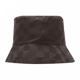MISBHV Nylon Monogram Bucket Hat Brown