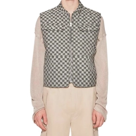 MISBHV Jacquard Canvas Monogram Vest
